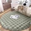 Carpet 1PCS Round Plush Bubble Wool Free Living Room Sofa Bedroom Dressing Cloakroom Bedside Feet Home Decoration