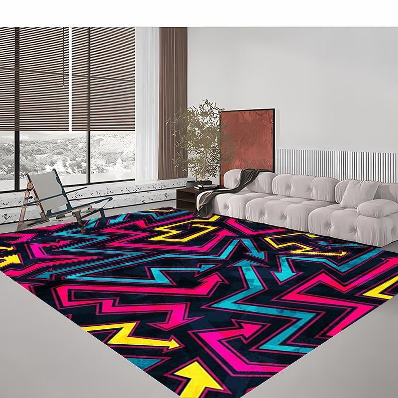 Graffiti Seamless Pattern Large Area Carpet for Living Room Bedroom Sofa Doormat Kitchen FloorTapete Anti-slip Decor Alfombra HD