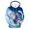 Hololive VTuber Kawaii Gawr Gura Cosplay 3d Print Hoodies & Sweatshirts Man Women Pullover Coat Y2k Top Oversized Men's Coat