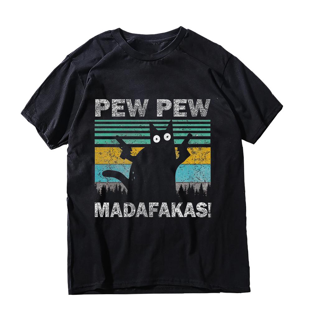 COOLMIND 100% Cotton Schrodinger Cat Print Big Size Men T Shrit Casual Sort Sleeve Cotton Summer Men Tshirt Male Tee Shirts