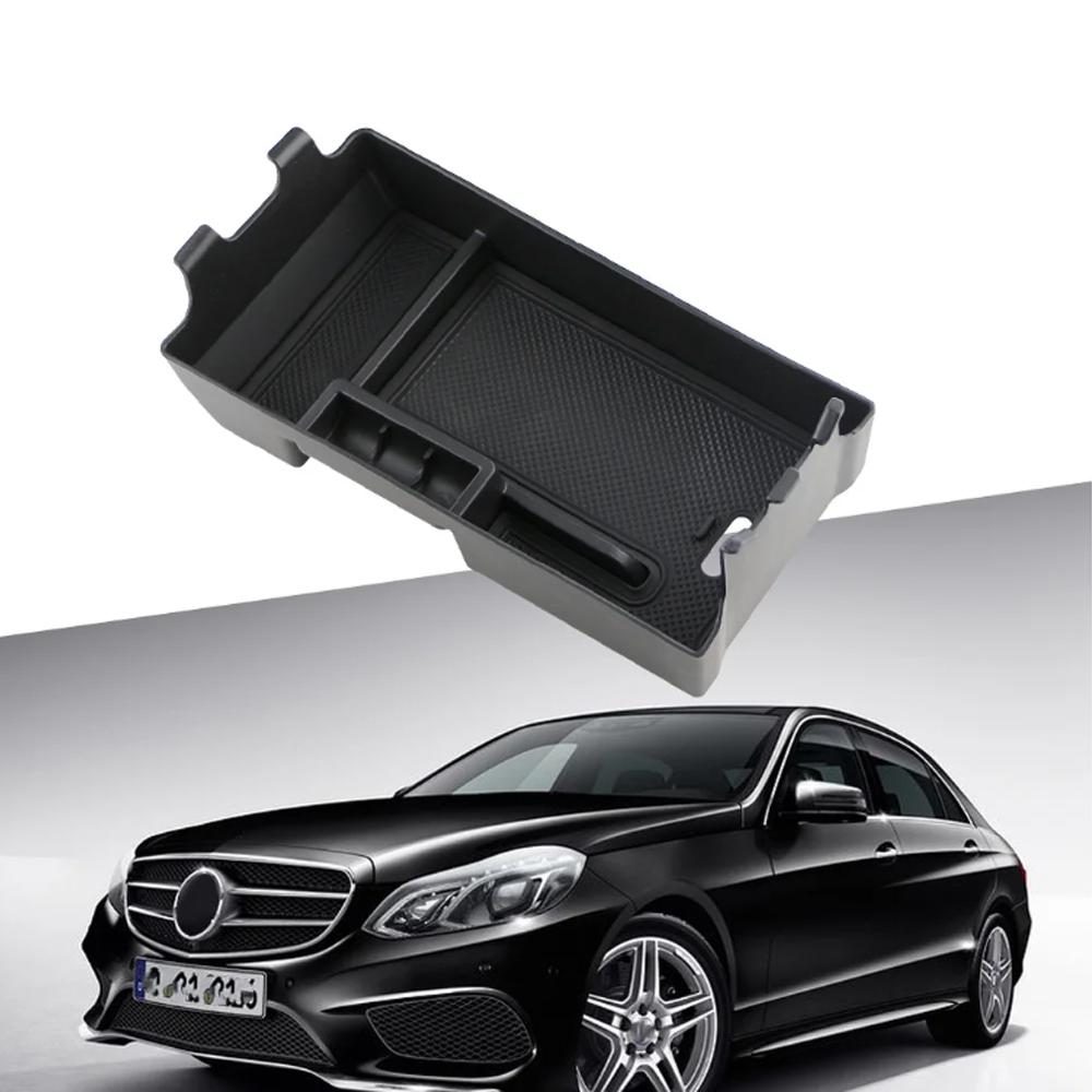 Armrest Storage Box Tray Organizer Stowing Case Holder For Mercedes Benz E Class W213 2016 - 2019 Car Accessories