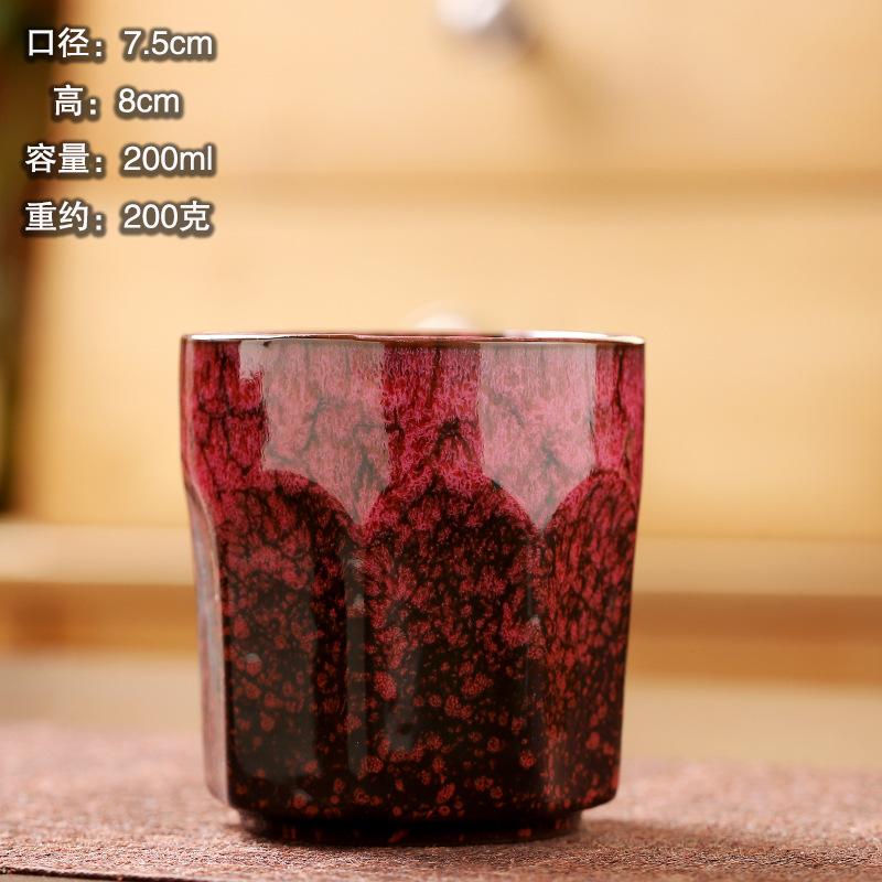 200ml Japanese Style Ceramic Coffee Cup Creative Kiln Change Milk Cup Household Office Drinkware Kung Fu Mugs Water Cup New