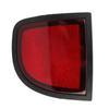 Roter Heckstoßstangenreflektor Stoßstange Heck Seitenreflektor Blende Ersatz für Mitsubishi L200 Triton ML MN 2005 bis 2015