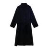 100% Wool Coat Women's Winter Belted Thickened Double-sided Woolen Coat