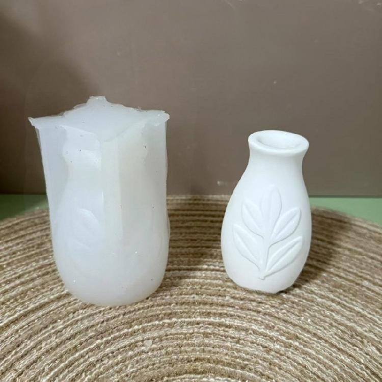 High Detail Silicone Mold for Arrangement Flowerpot Mini Vase Making Tool Realistic Pattern Crafting Accessory