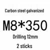Extra Long Expansion Screws Set - Pull-Out Bolts M6/M8/M10/M12/M14/M16 in Various Sizes (200x250x300x400)