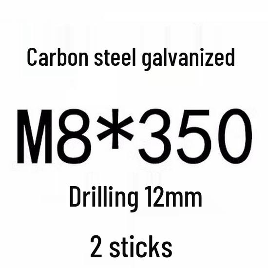 Extra Long Expansion Screws Set - Pull-Out Bolts M6/M8/M10/M12/M14/M16 in Various Sizes (200x250x300x400)