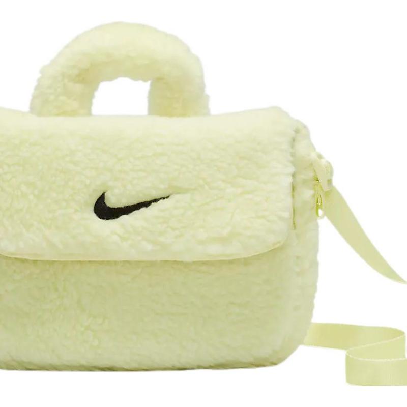 

Nike Fabric Portable One Shoulder Bag Crossbody Bag Regular Women s Bright Green Casual FB3039-331 ярко-зеленый