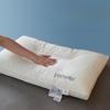 Set de 2 Miezuri de Pernă din Bumbac Pur pentru Suportul Vertebrelor Cervicale Acasă, Ajutor pentru Somn, Antibacterian și Anti-acarian Dormitor Studențesc Bărbați Pernă pentru Capul Întreg
