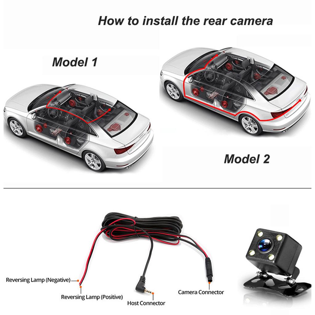 Car Recorder Double/Three Lens 1080P with Night Video Recording Enhances Driving Security and Incident Evidence