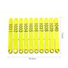 100Pcs Livestock Goat Ear Tag Pliers 001-500 Numbers Ear Laser Typing Plastic Head Earrings For Farm Animals Idetification Card