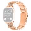 Stainless Steel Strap for Apple Watch Series 10 Ultra 9 8 7 SE 6 5 4 3 2 1 46mm 49mm 45mm 44mm 42mm Crown Shape Watch Band
