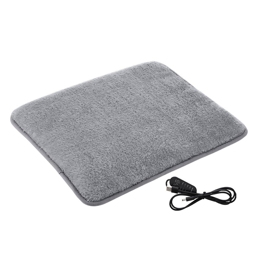 USB Electric Heating Seat Pad 4 Level Temperature Timing Cushion Portable Winter Warming Mat For Office Car Home Travel