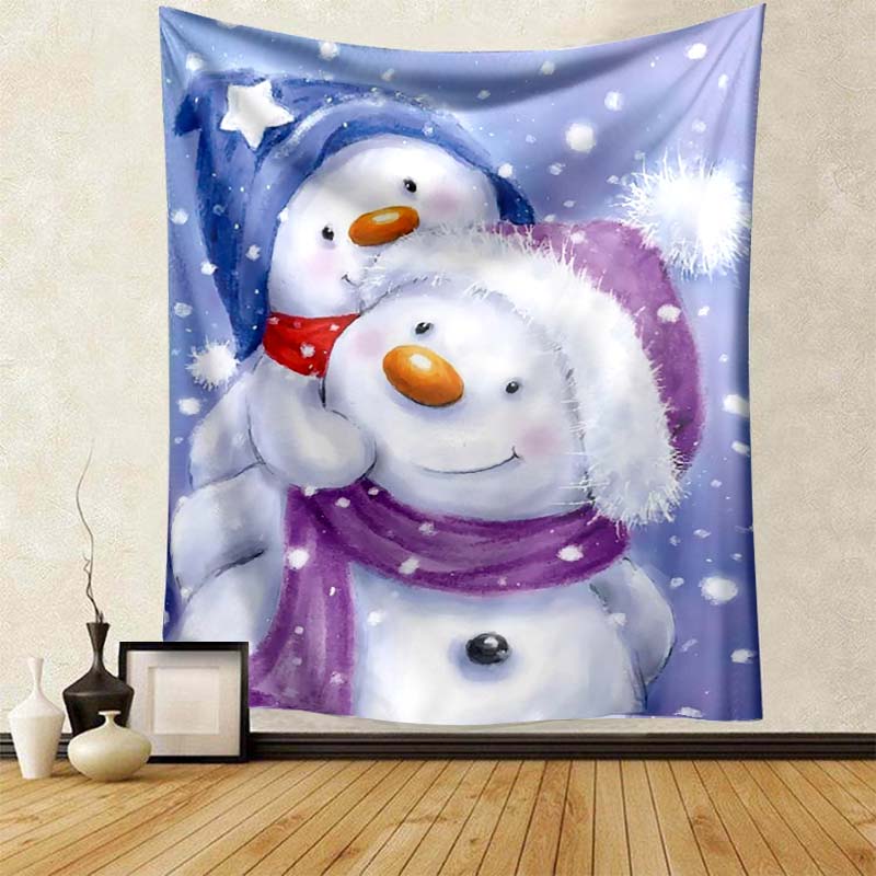 Beach Blanket Living Room Decoration Bedroom Background Cloth Santa Red Riding Hood Gnome Cute Tapestry Wall Hanging