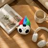 Colorful Soccer Ball Keychain with Fun Design - Cute Bag Charm Gift for