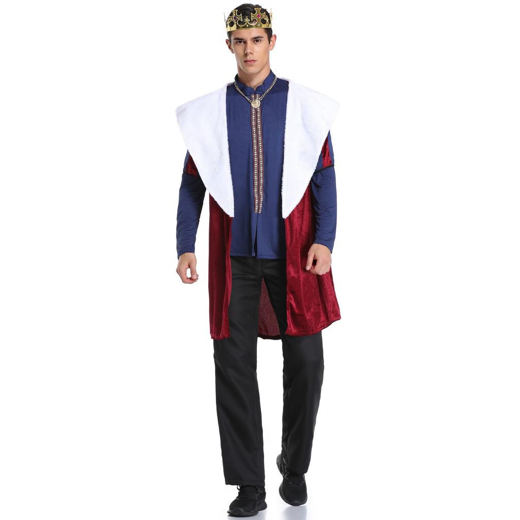 M-xl Elegant Anime Inspired Queen And King Costume For Unisex Role Play
