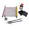 Traditional Water Set Chinese Calligraphy Writing Paper Brush Pen Tool Box