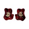 Floral Studs Earrings Irregular Petals Ear Studs For Weddings Travel Accessories Comfortable Daily Wear Jewelry