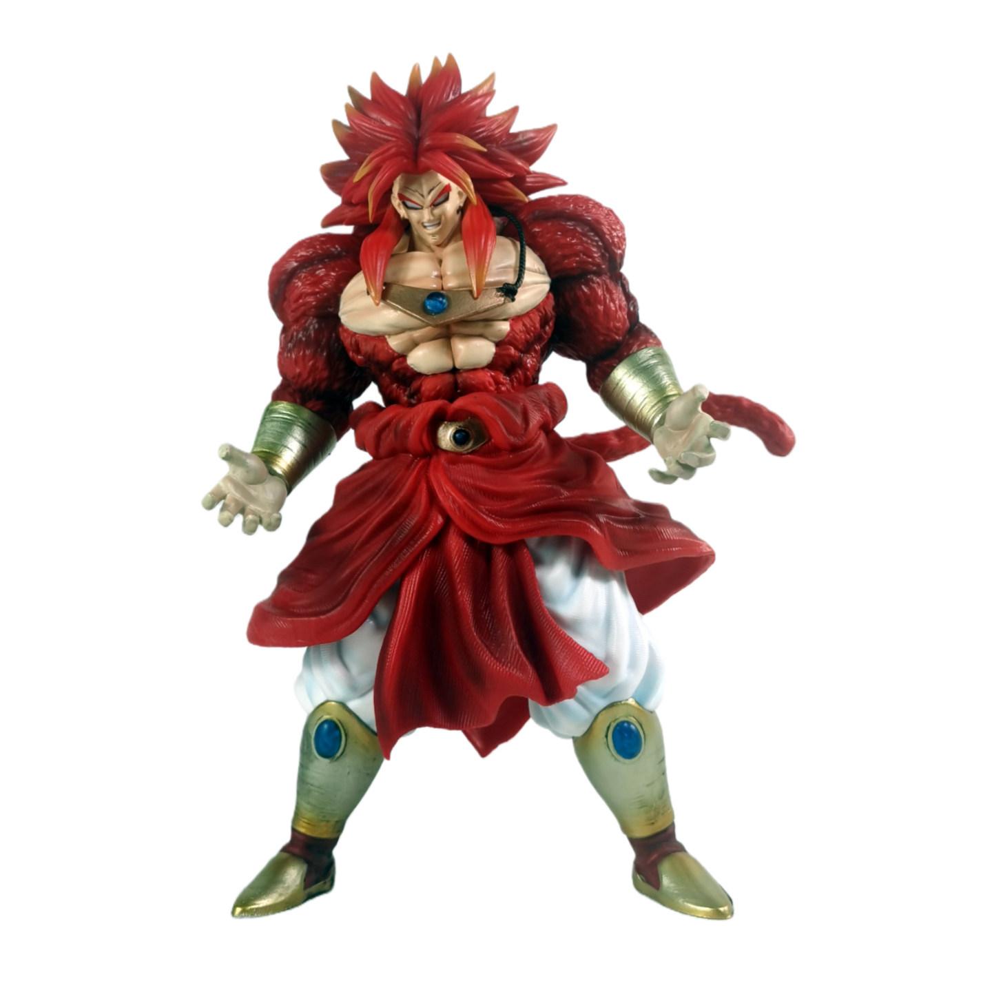 

30cm New Dragon Ball Broli Anime Figure Super Saiyan Broly Figures Statue Collection Model Desk Decoration Christmas Gifts 4 Round Sensory Compression