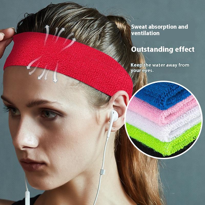 Fasce per Capelli Sportive Fasce Sudore Yoga Fasce Capelli Asciugamano Ricamate alla Moda Per Uomini e Donne Accessori Allenamento
