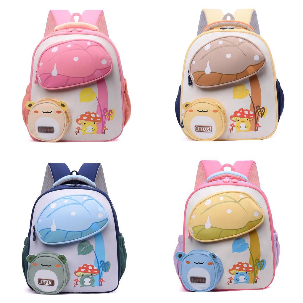 Cartoon Kids Backpack With Breathable Oxford Fabric For School Education