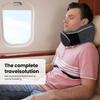 Ergonomic Portable Travel Pillow Neck Support Cervical Pillow for Airplane Car Office - Comfortable Headrest for Long Trips