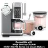 Ersatzbehälter für Ninja Swirl von CREAMi Pints und Deckel, Creami Swirl Pint-Behälter kompatibel mit NC700