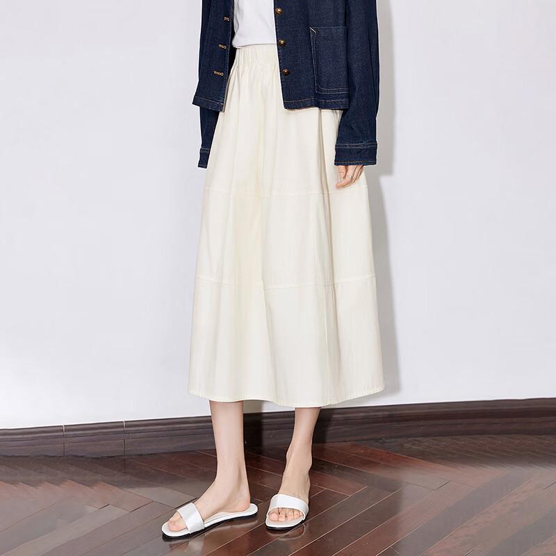 Chuyu Women's A-Line Puffy Mid-Length Skirt