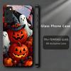 Halloween Boo Vibe Black Phone Case For Samsung Galaxy S26 Ultra S25 Edge S24 FE S23 Plus S22 S21 S20 S22 S24 Glass Back Cover