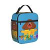 Duggees Cartoon Insulated Lunch Bags for Men Women  Food Bag Reusable Thermal Cooler Lunch Boxes For Travel