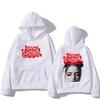 Nina Chuba Style mote Dobbeltsidig trykket hettegenser Herre Dame vintage topper hip hop streetwear Fleece Langermet genser