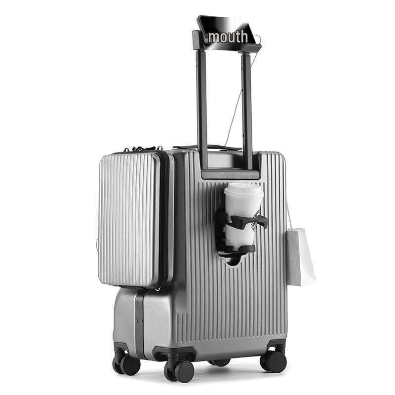 LONE WOLF Front-Opening Aluminum Frame Carry-on Luggage 20 inch