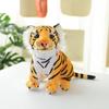 Cute Simulation Yellow Tiger Doll Plush Toy Siberian Tiger Doll Children's Company Soothing Doll