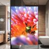 Static Cling Privacy Windows Film Decorative Plant Style Stained Glass Window Stickers   Frosted Windows Film For Home