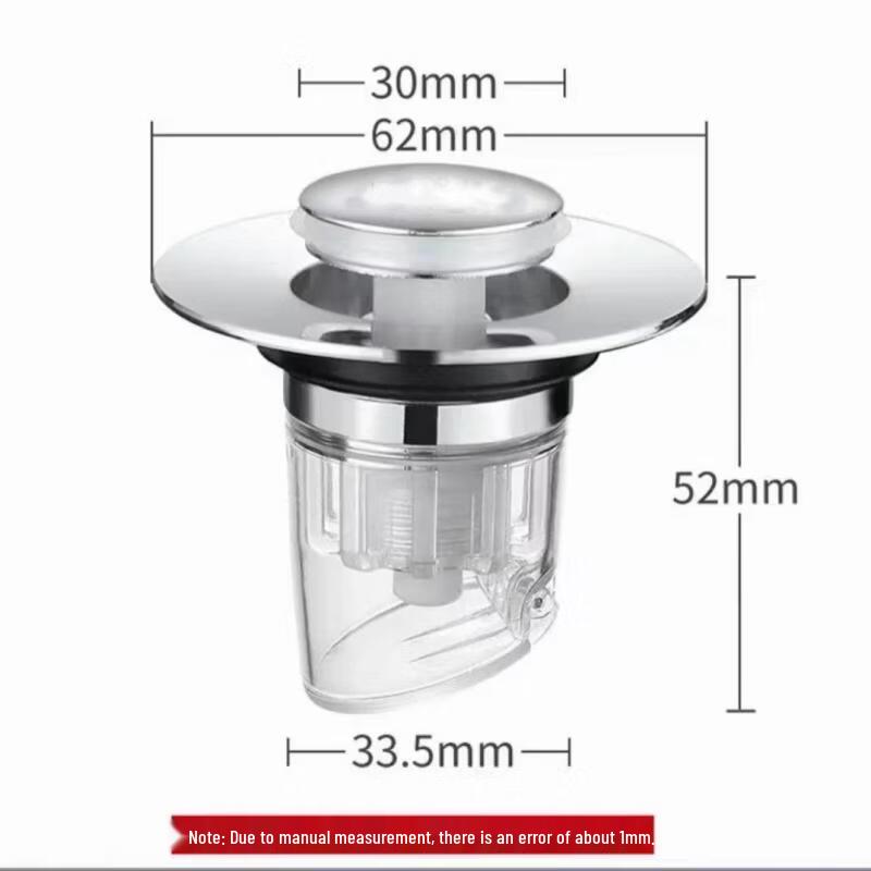 Universal Pop-up Washbasin Drain Stopper