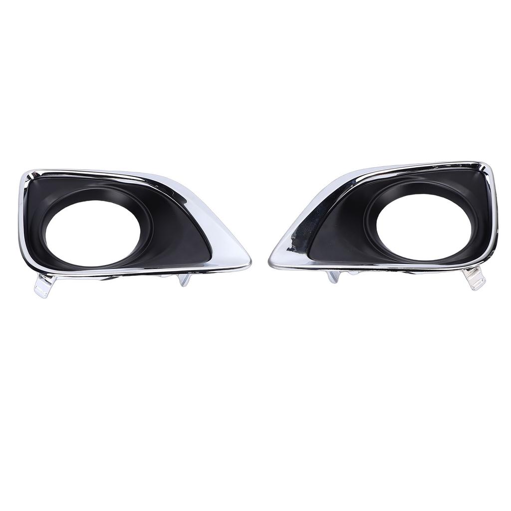 Replacement Fog Light Frame, High Quality,  ,   Fit, Improves Vehicle Appearance for Venza 2013 2016, Black Silver, 2 Pieces