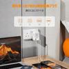 TESSAN Faltbarer BF-Typ-Adapter, 4 AC-Steckdosen, 1 USB-C- und 2 USB-A-Konverter, Ideal für Reisen nach Singapur, Hongkong, Großbritannien und Malaysia
