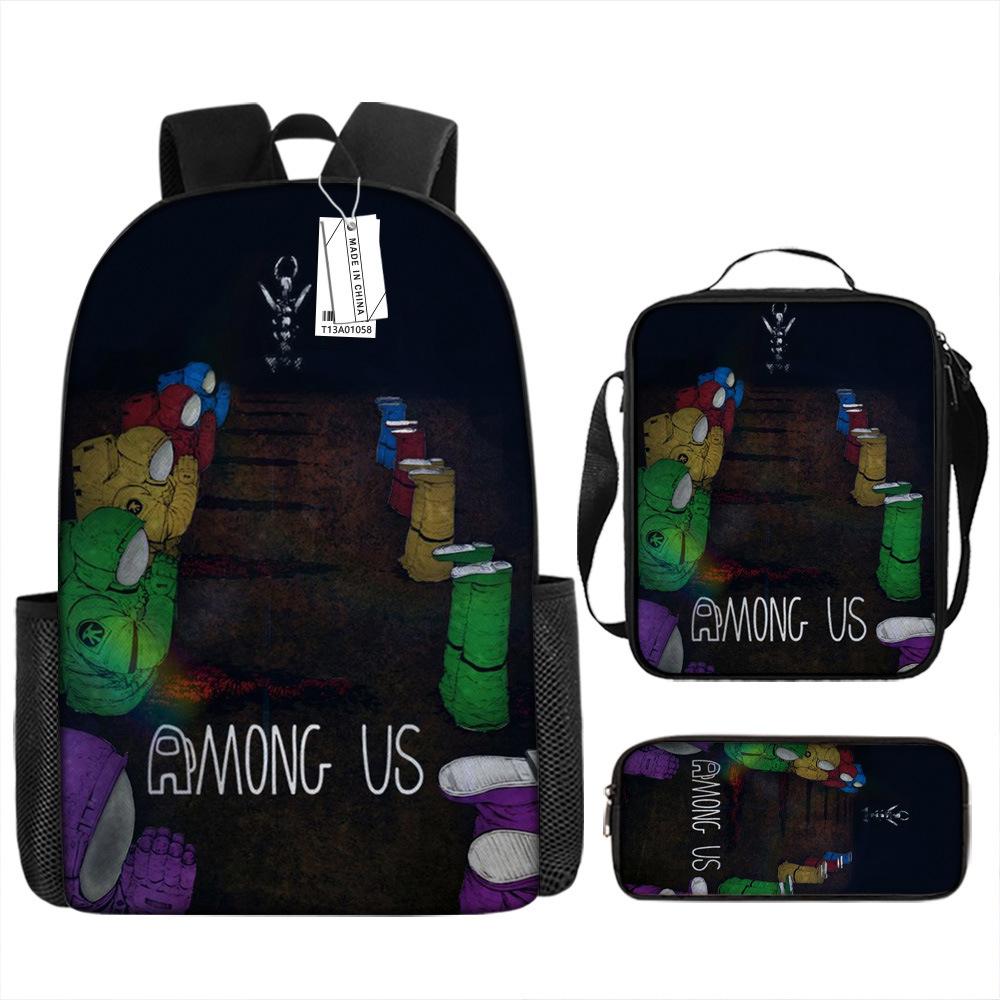 Our Middle School Student Schoolbag Cartoon Schoolbag Children's Backpack Satchel Animation