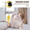 Door Hanging Electric Cat Feather Toy Smart Self Play Cat Teaser Toy Automatic Cat Toy with Feather Fluffy Ball And Tassel for Indoor Cats