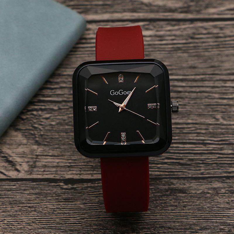 UTHAI CQ152 Modische Damenuhr quadratische Uhr schlichte Business wasserdichte Quarzuhr elegante Uhr Geschenk