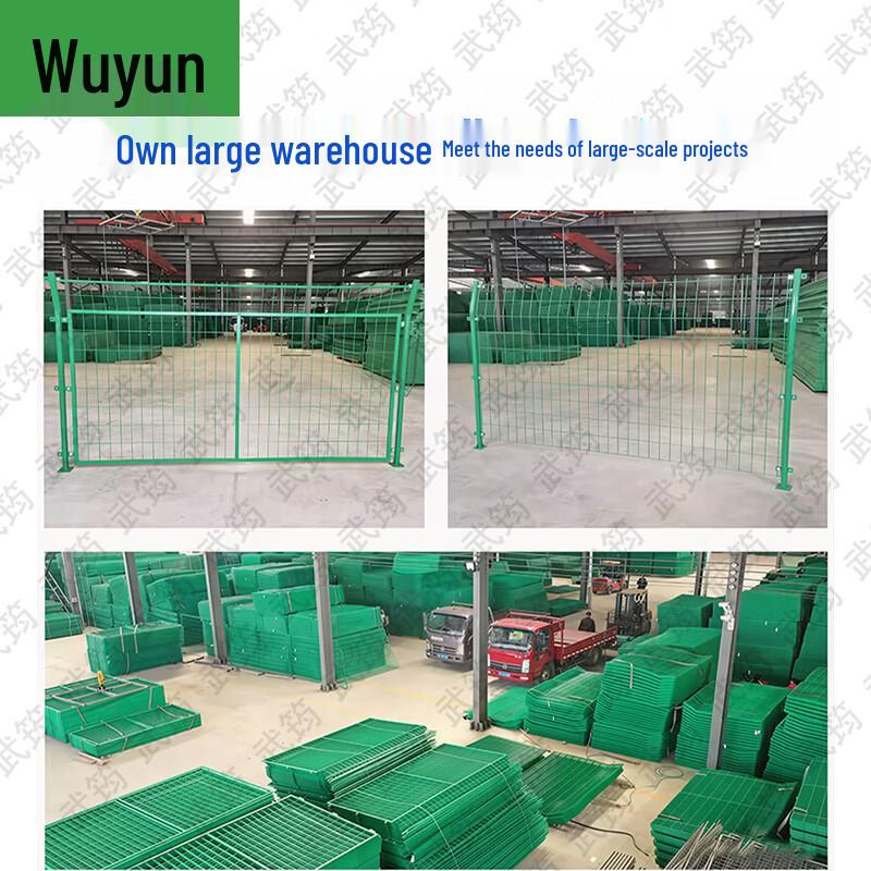 Heavy-Duty Wire Mesh Safety Fence