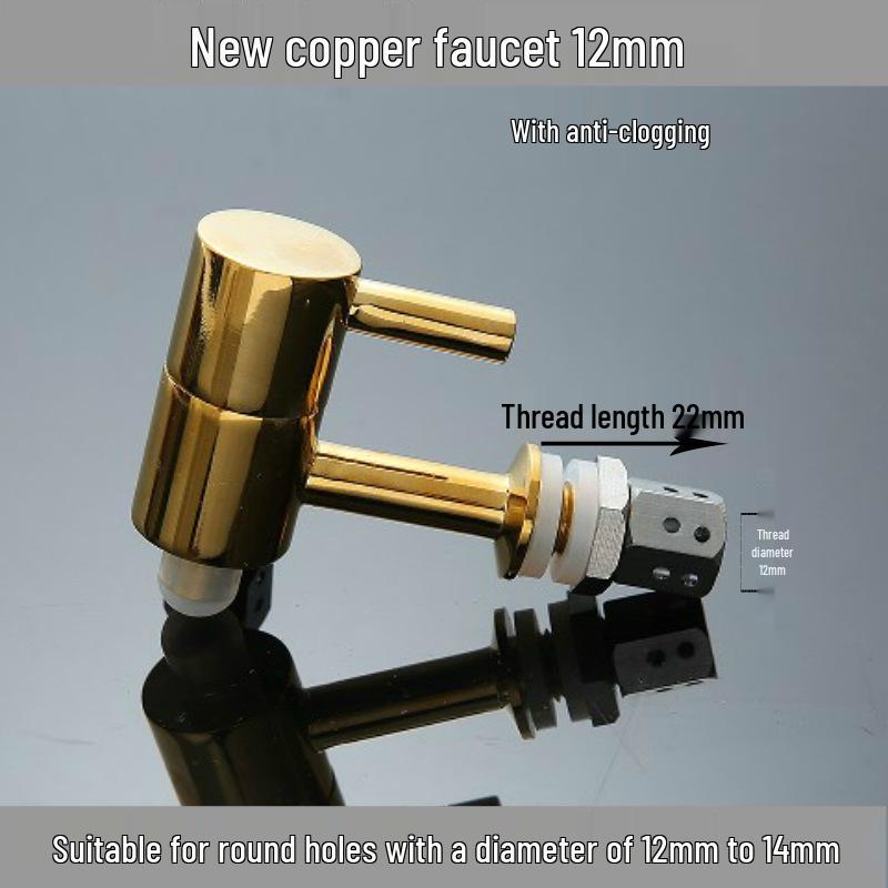 304 Edelstahl Infusionsbehälter Wasserhahn mit Keramikauslauf und Kupferventilschalter