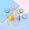 10 Rolls Washi Tape Set with Washi Tape Cutter, Washi Tape Colorful