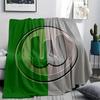 Coperta in Flanella Stampata VfL Wolfsburg, Alta qualità Confortevole per Tutte le Stagioni, Decorazione per la Casa, Calore e Comfort, Perfetta per Regali di Natale