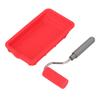 House Painting Tray Roller Brush Set Reusable Paint Tray and Roller Brush for Home Renovation
