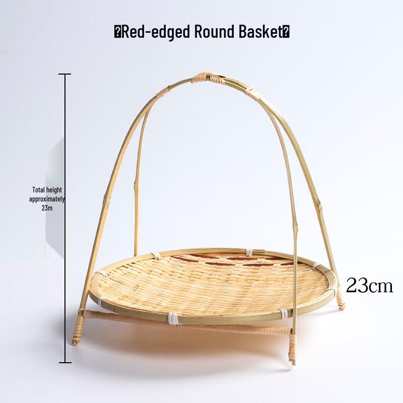 Hand-woven Bamboo Serving Basket