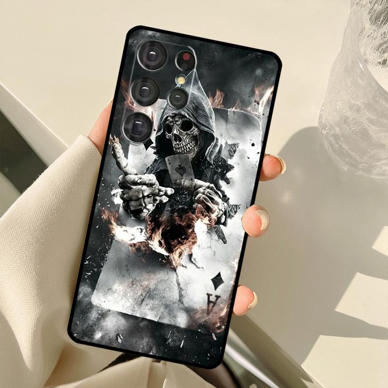 

Забавный чехол с черепом для Samsung Galaxy S22 S21 Ultra Note 20 S8 S9 S10 Note 10 Plus S20 FE S21 FE Cover Galaxy S21Ultra