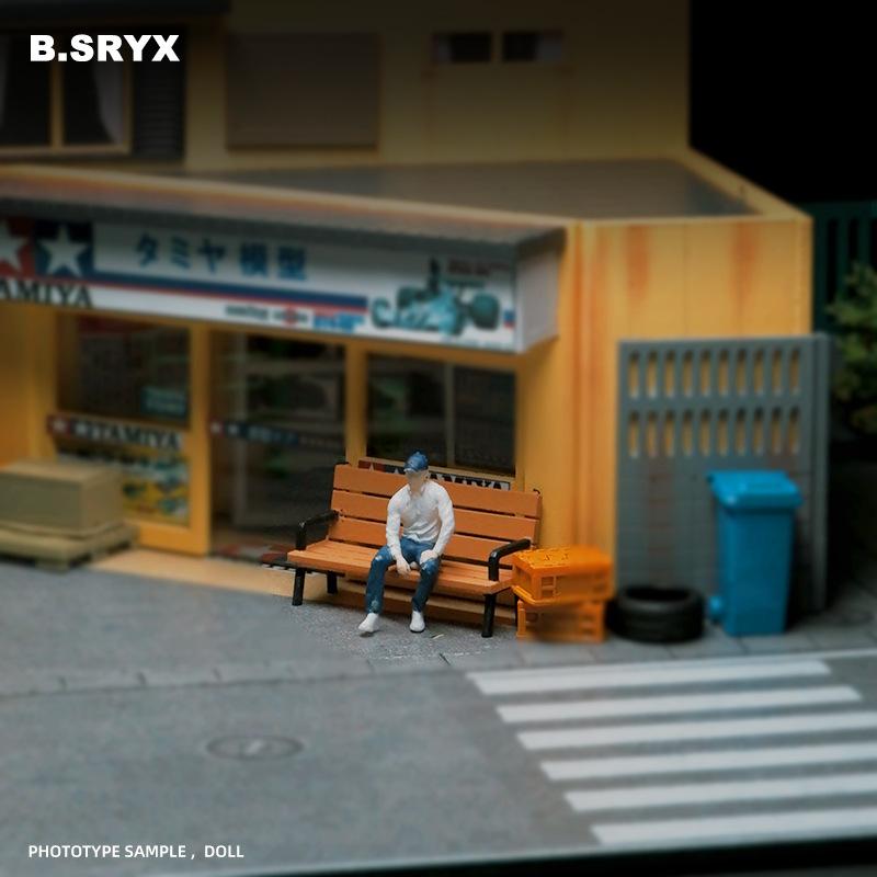1/64 Miniature Human Figure Model, Miniature Toy, Mini Figurine, Scene Decoration Props, Diorama Matching Figures