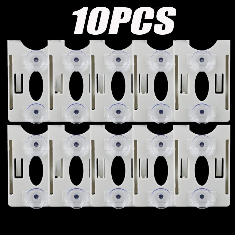 Car Windshield Parking ID Transparent Protective Card Holder Fastener Clips Auto Cards Holders Tickets Suction Cup Clip 1-10pcs