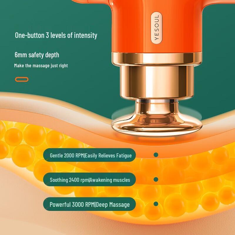 YESOUL Portable Mini Massage Gun CN plug (adapter included)